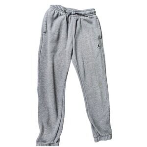 Jordan Jumpman Sweatpants Grey Athletic Joggers Mens Size S Signature Right Hip